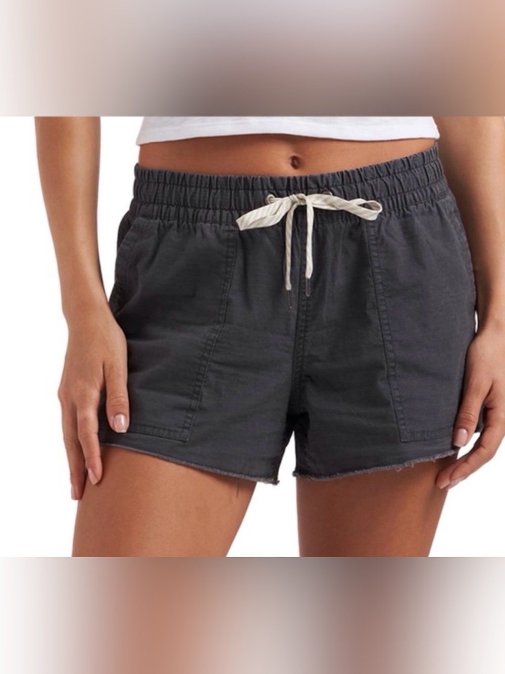 VUORI Vintage Ripstop Short Charcoal Size Large